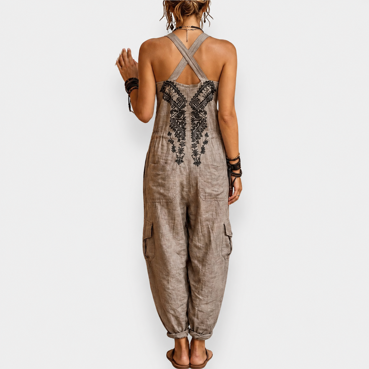 María Teresa | Mono bohemio bordado