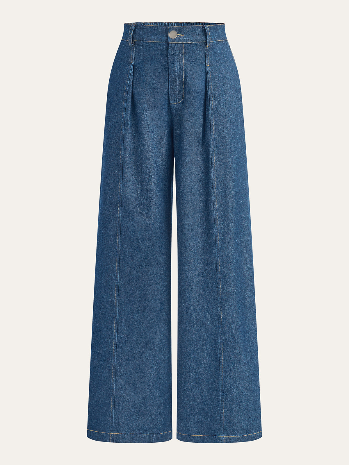 Uxía | Jeans Pierna Ancha Tiro Medio Clásicos