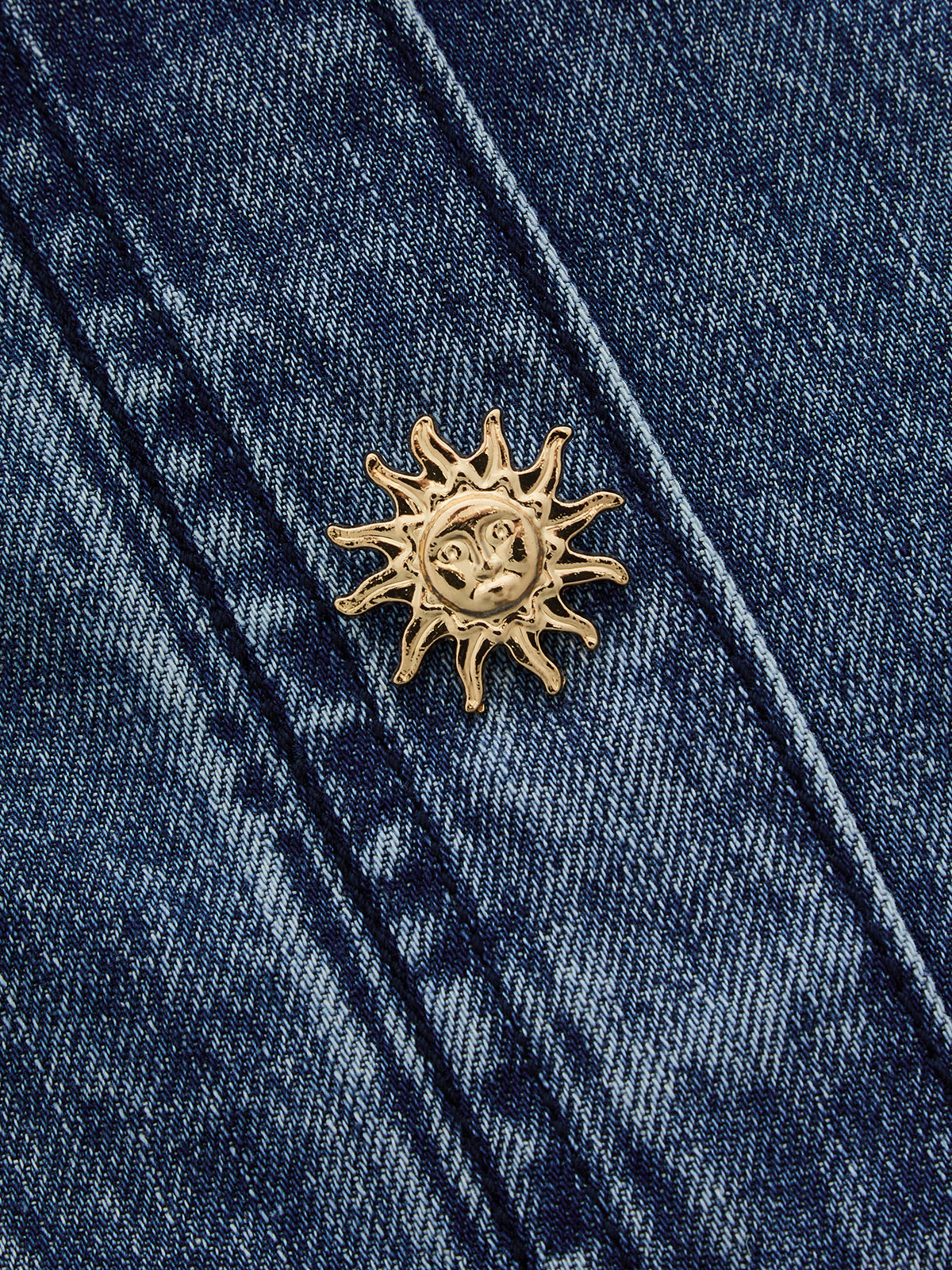 Eva | Jeans Estilo Marinero con Doble Botonadura