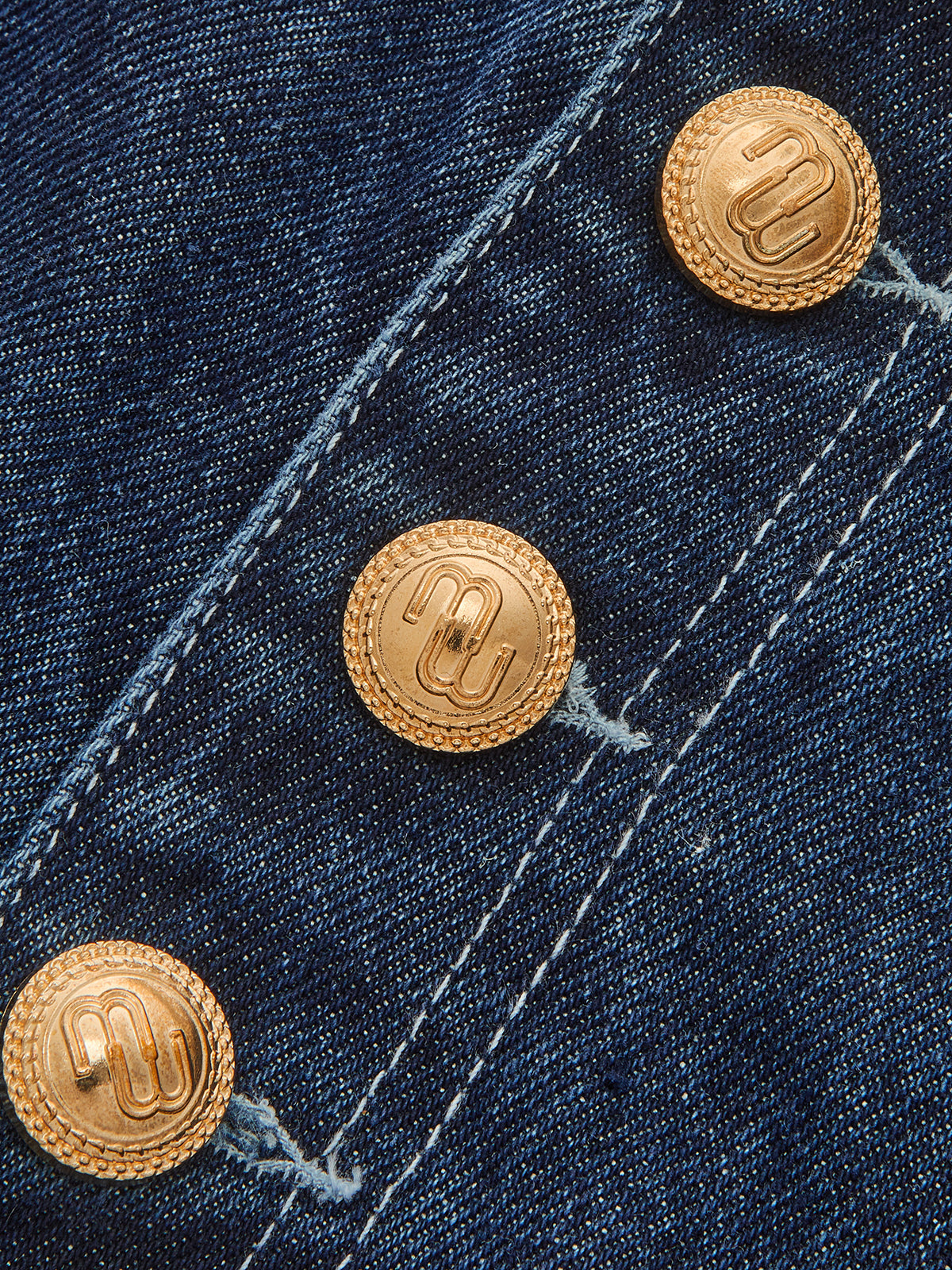 Irati | Jeans Rectos con Botones Delanteros