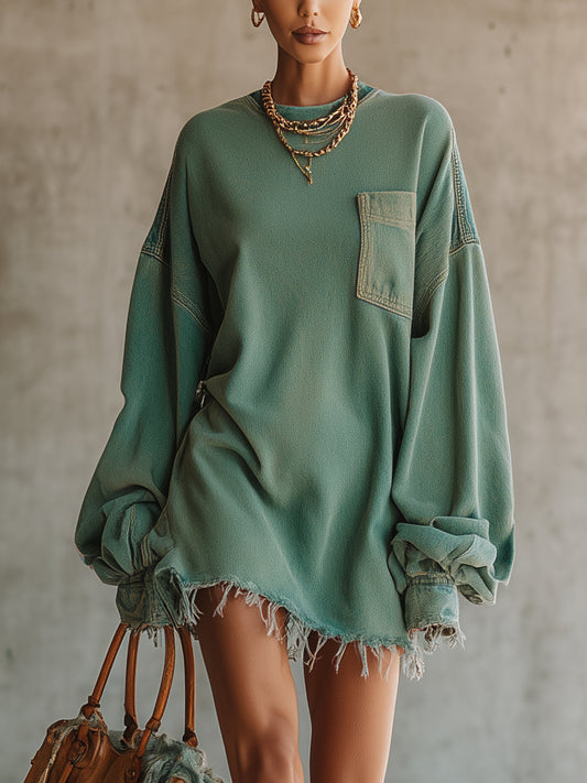 Vestido Corto Denim