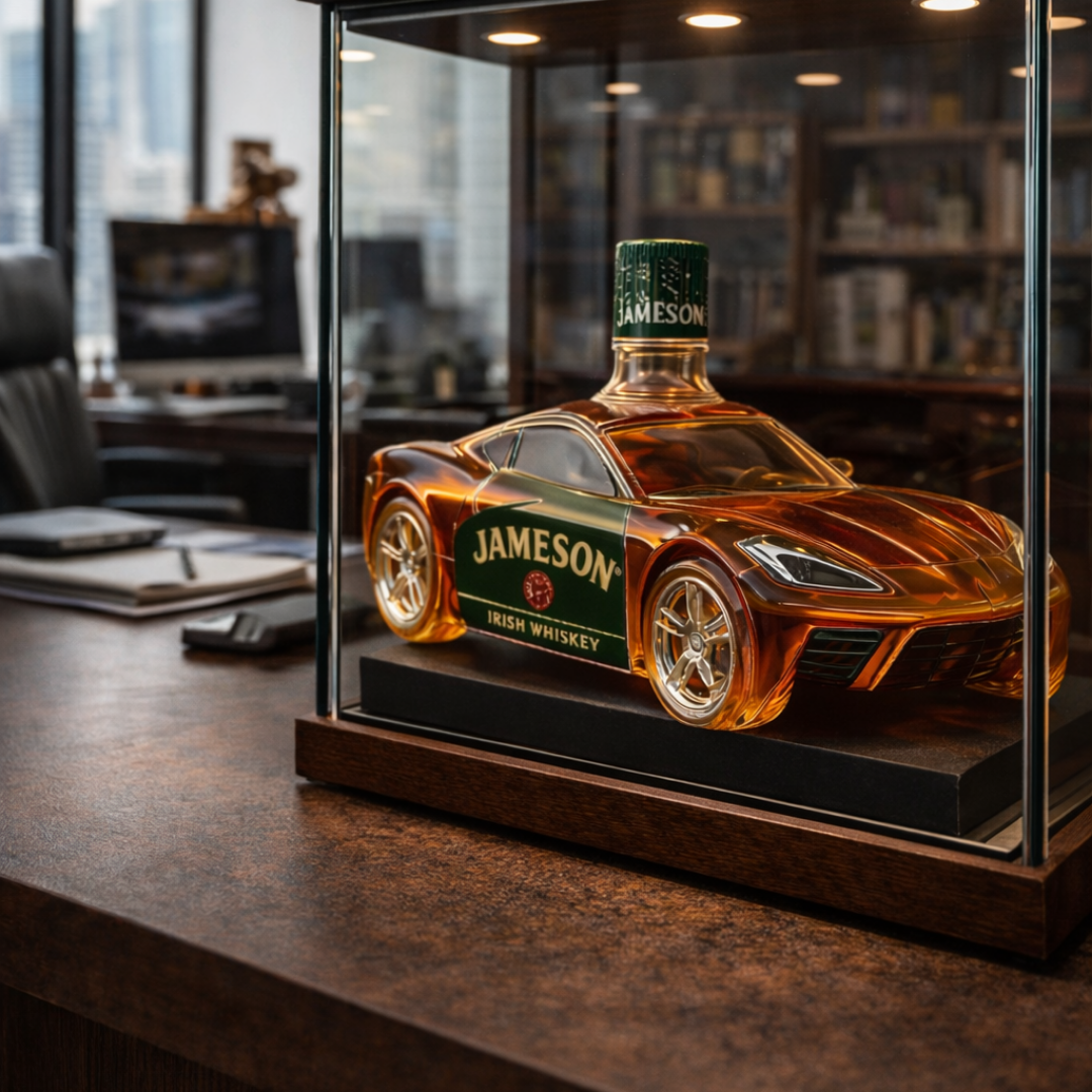Decantador de Whisky – Edición Corvette - moda de mujer, vista frontal | Chloe Bennett