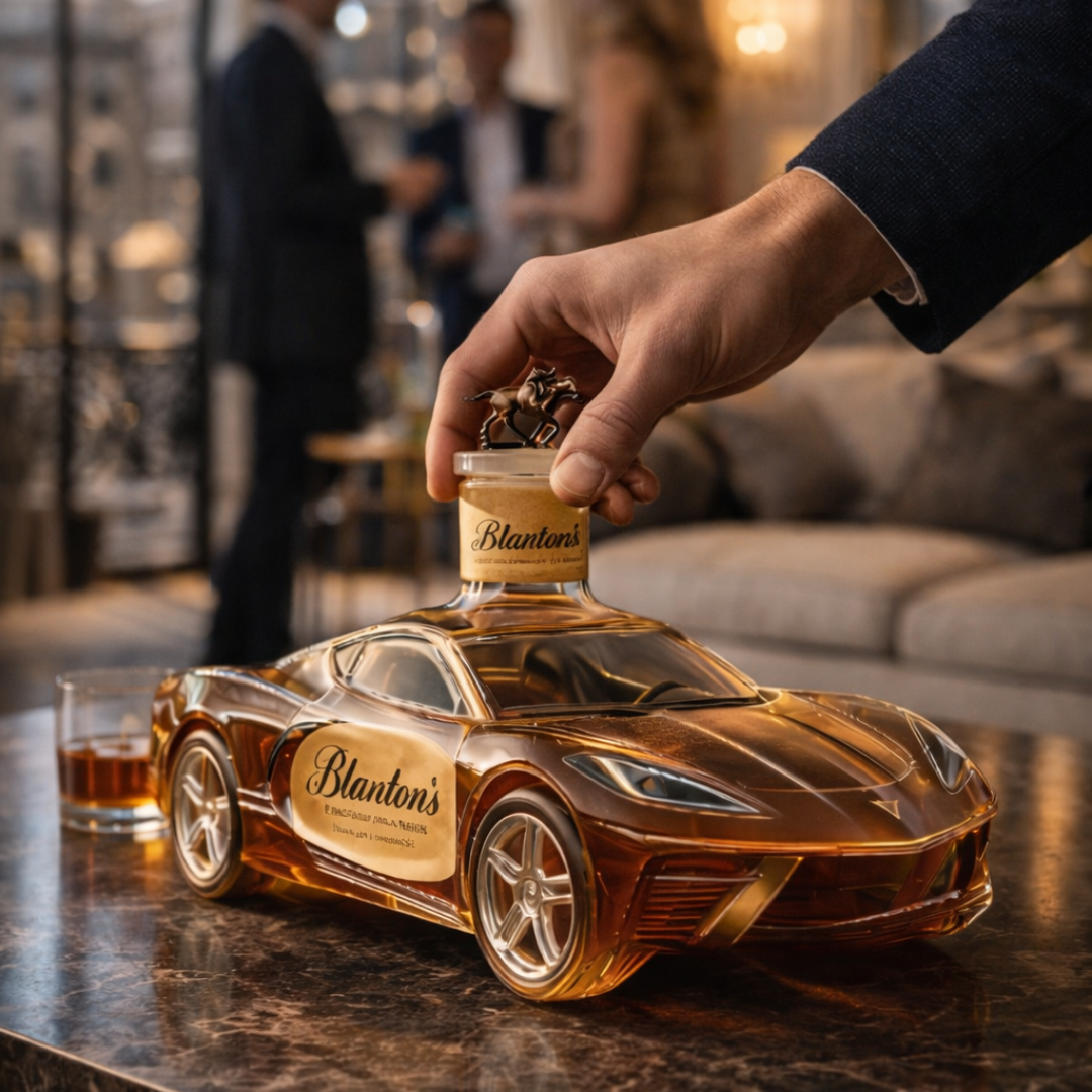 Decantador de Whisky – Edición Corvette - moda de mujer, detalle | Chloe Bennett