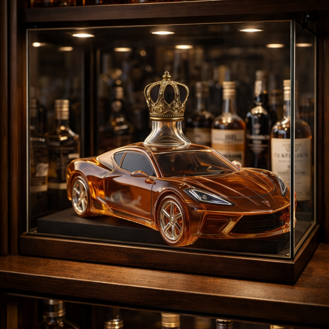 Decantador de Whisky – Edición Corvette - moda de mujer, detalle | Chloe Bennett