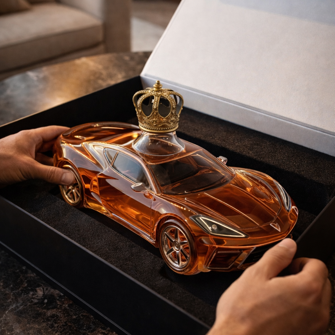 Decantador de Whisky – Edición Corvette - moda de mujer, modelo luciendo la prenda | Chloe Bennett