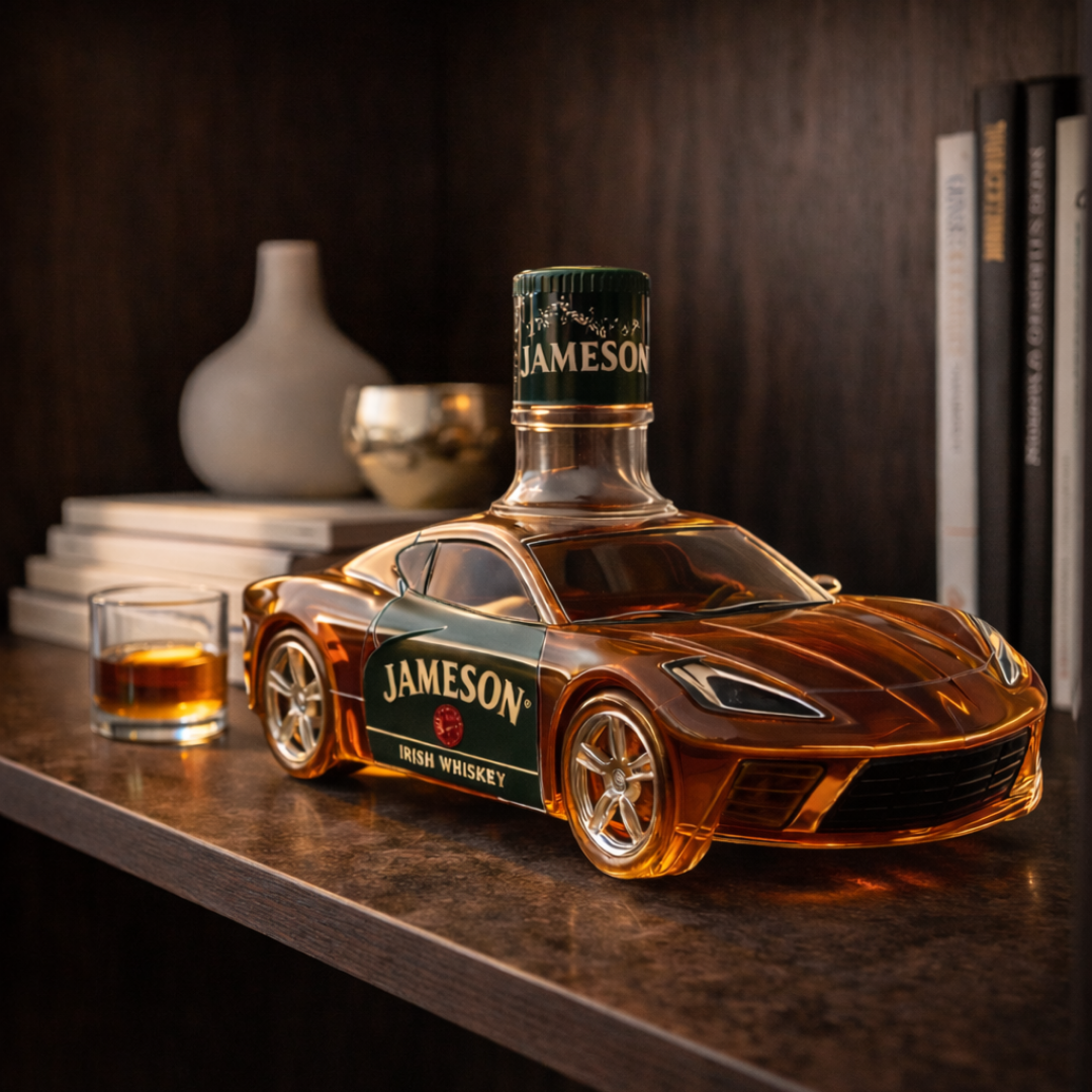 Decantador de Whisky – Edición Corvette - moda de mujer, otro ángulo | Chloe Bennett