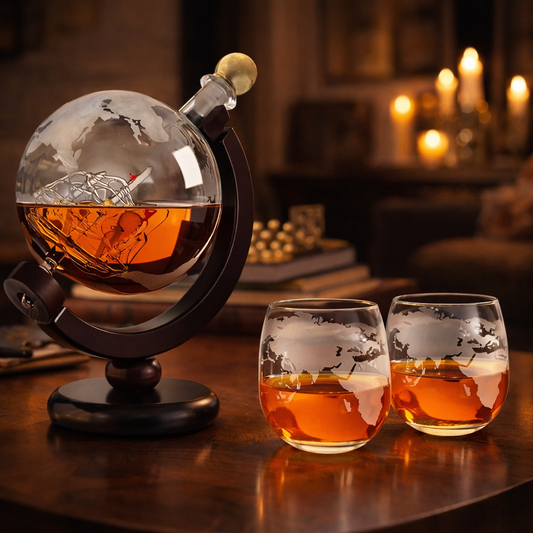 Decantador de Whisky – Edición Mapa del Mundo - moda de mujer, vista principal | Chloe Bennett