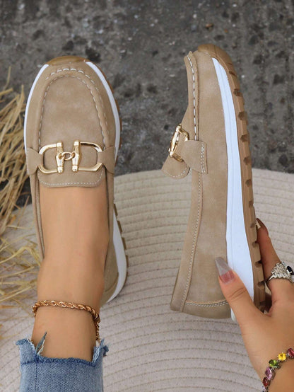Daniela - Mocasines de Plataforma con Hebilla - calzado de mujer, otro ángulo | Chloe Bennett