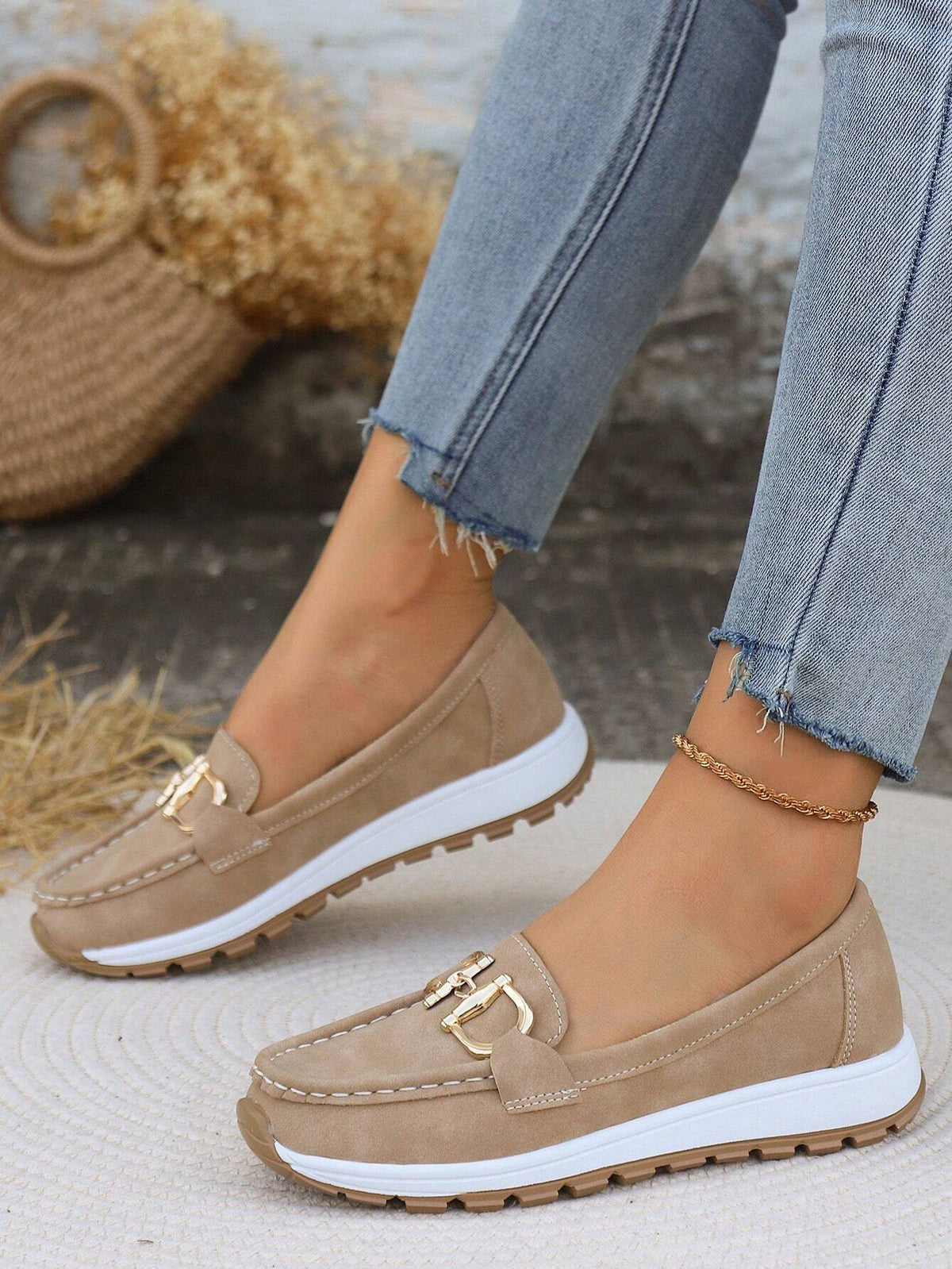 Daniela - Mocasines de Plataforma con Hebilla - calzado de mujer, vista lateral | Chloe Bennett