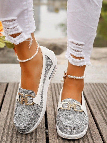 Daniela - Mocasines de Plataforma con Hebilla - calzado de mujer, detalle | Chloe Bennett
