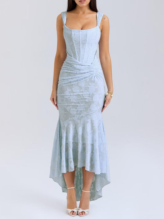 Aitana | Vestido Floral Campánula Azul 2026