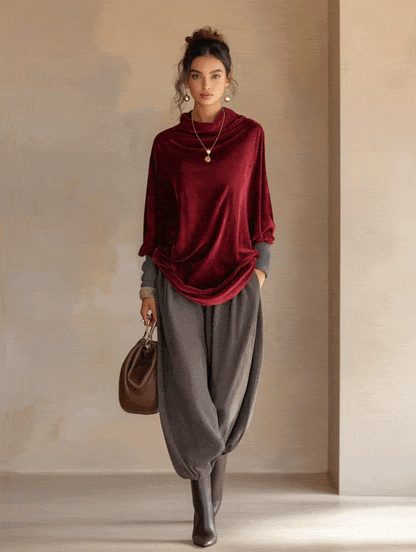 Conjunto de Pantalón Burdeos