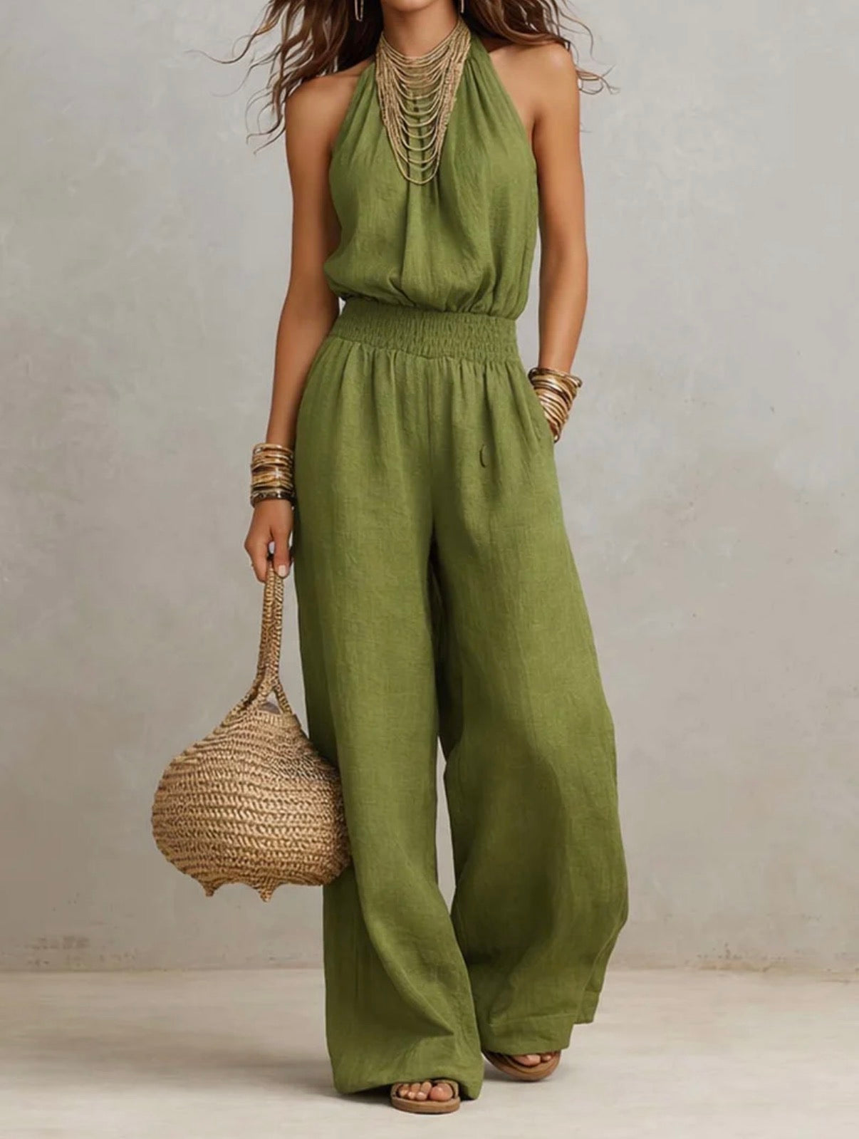 Gigi | Conjunto elegante con cuello halter