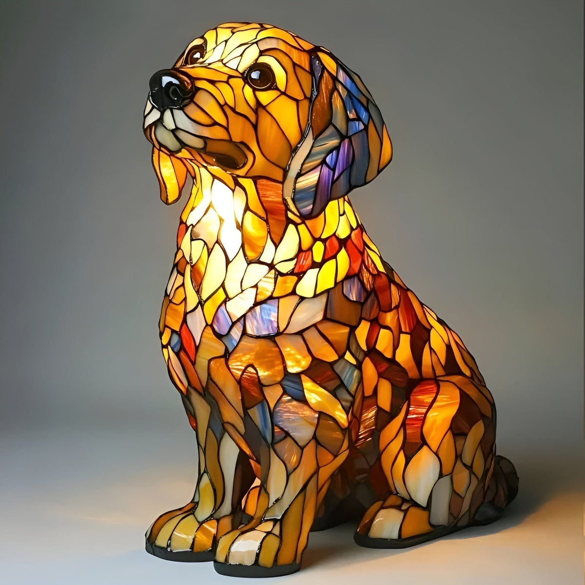 Lámpara Glow Golden Retriever - lámpara decorativa, vista principal | Chloe Bennett