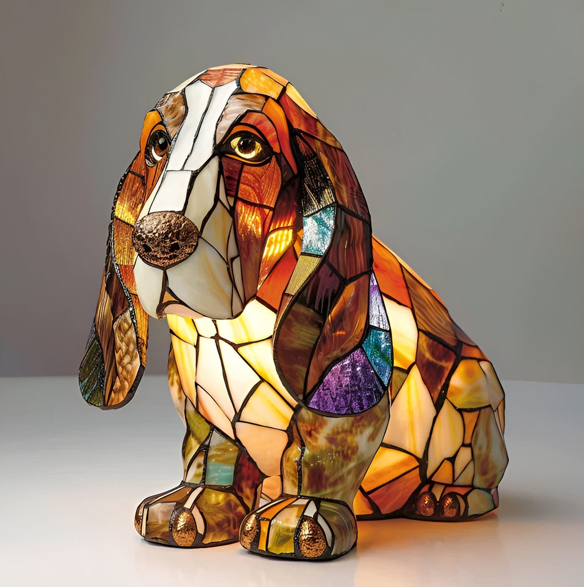 Lámpara Glow Basset Winston - lámpara decorativa | Chloe Bennett