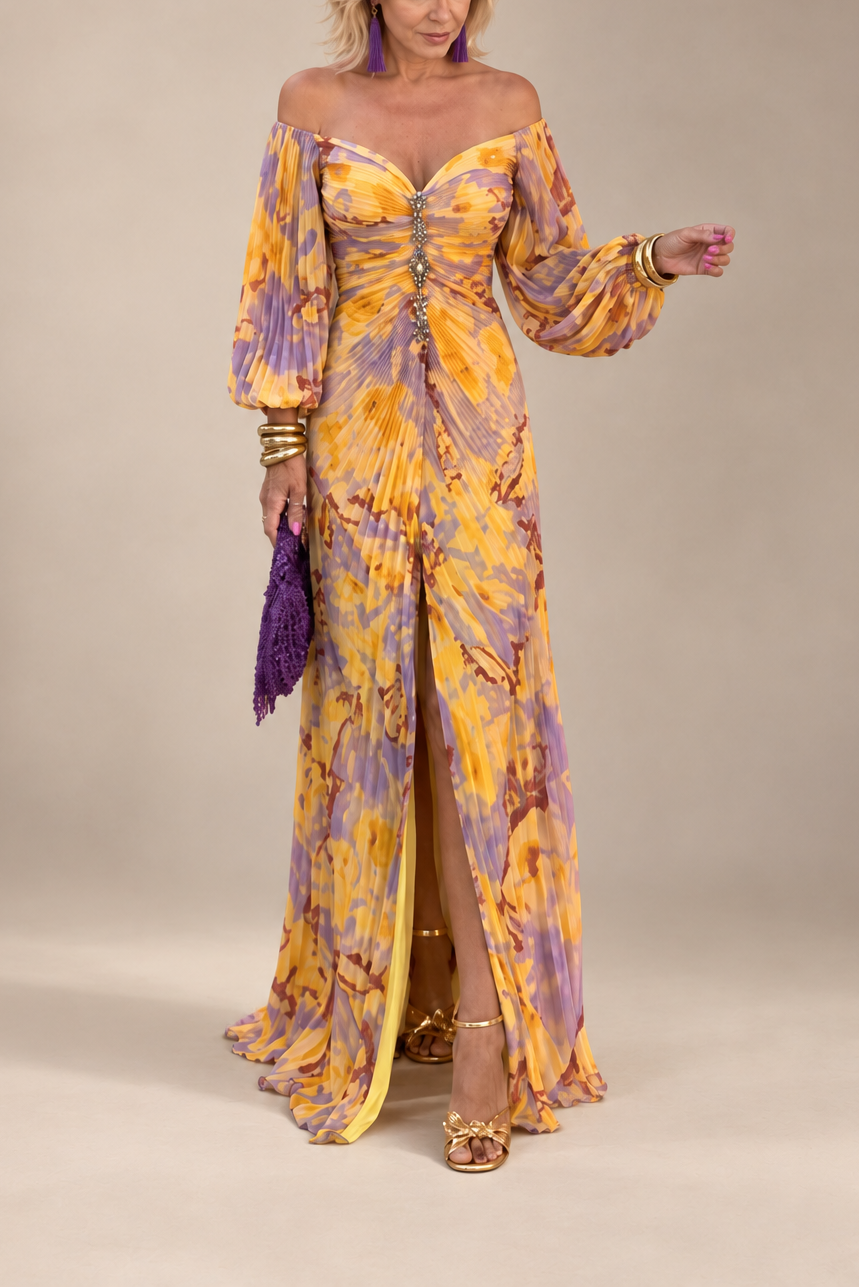 Greta™ | Vestido largo floral
