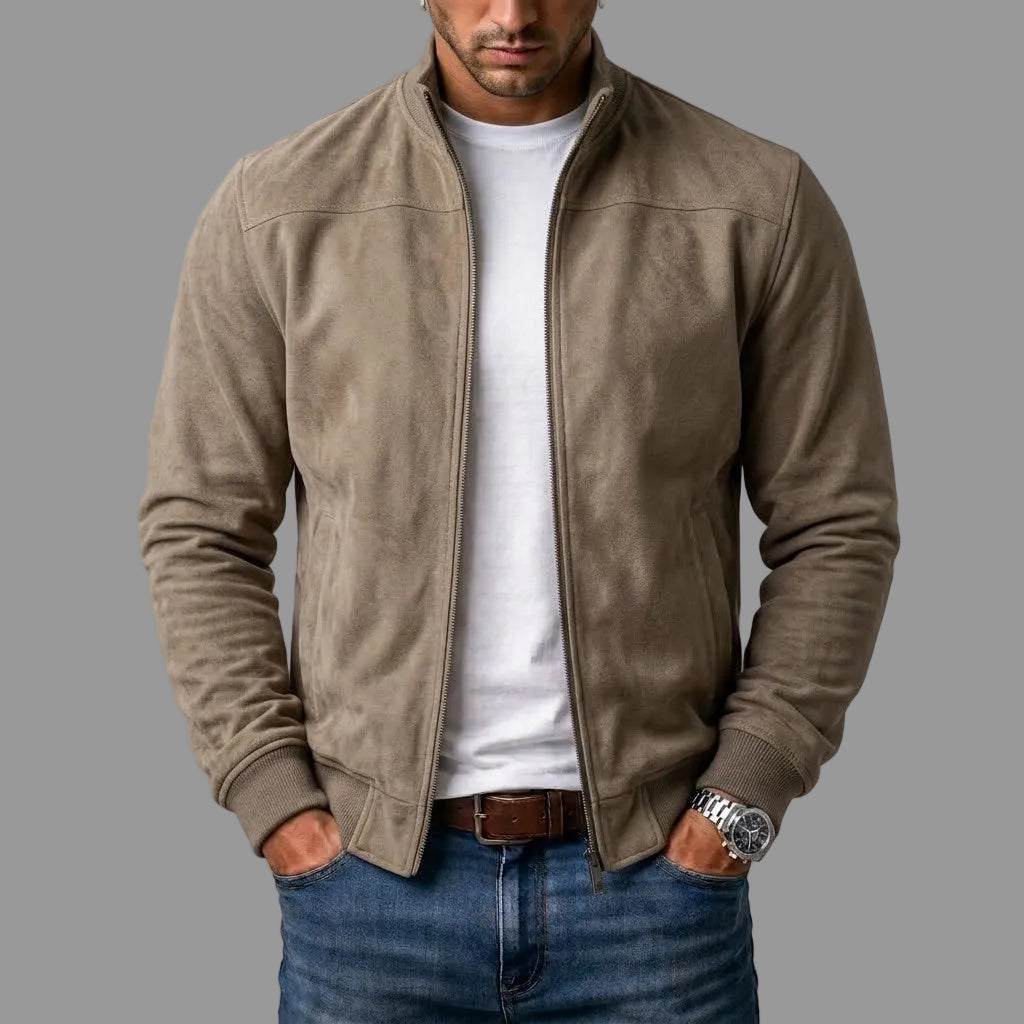 COSIMO™ | Chaqueta Bomber de Ante
