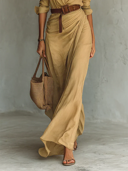 Camilla | Vestido Chemisier con Cintura