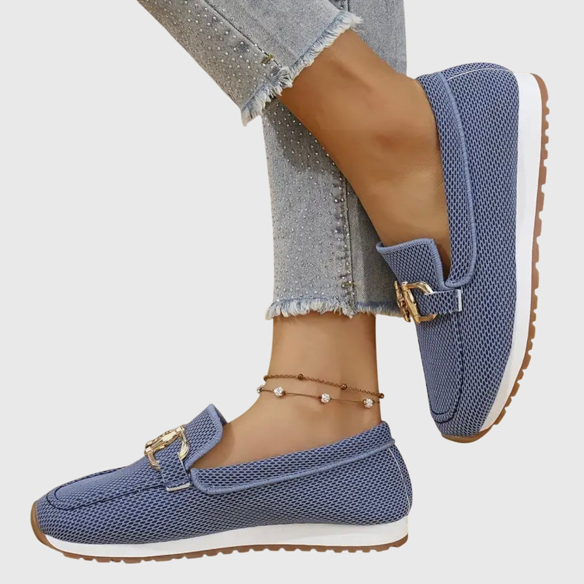 Lucia - Mocasines - calzado de mujer, vista lateral | Chloe Bennett
