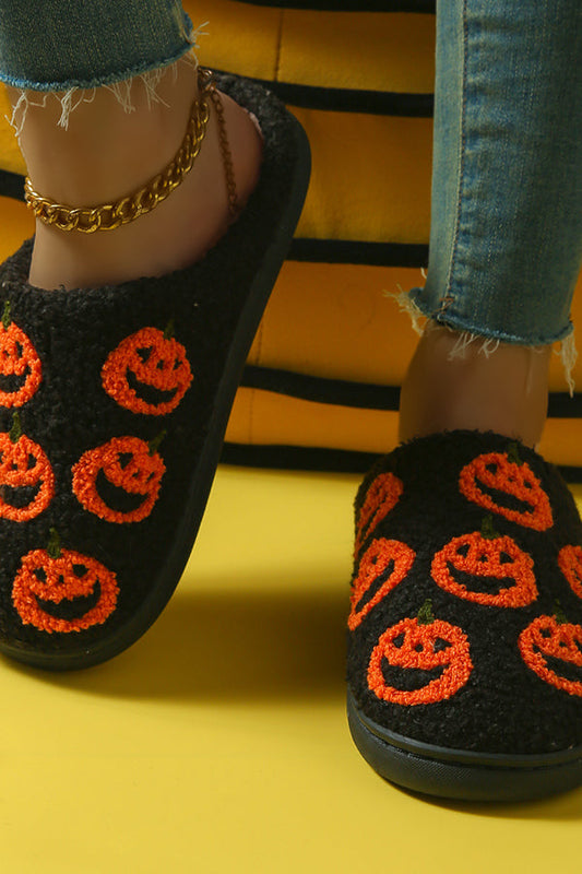 Halloween Suede-Texture Cotton Slippers - calzado de mujer, vista principal | Chloe Bennett