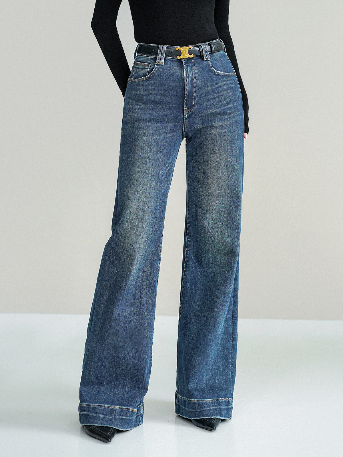 Ximena | Jeans Bootcut de Tiro Medio
