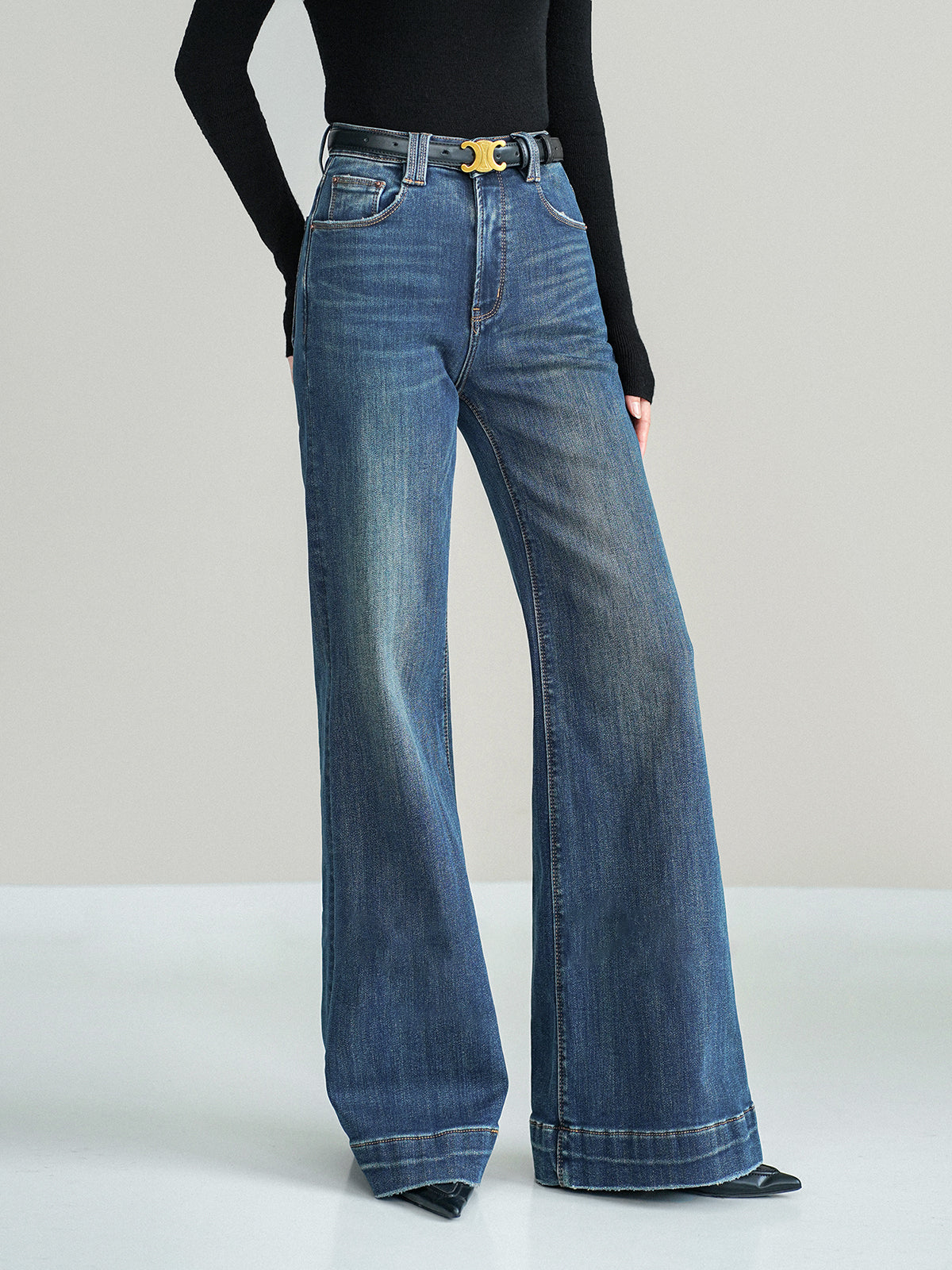 Ximena | Jeans Bootcut de Tiro Medio