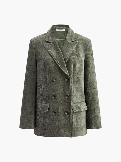 Estrella | Blazer de Terciopelo Retro