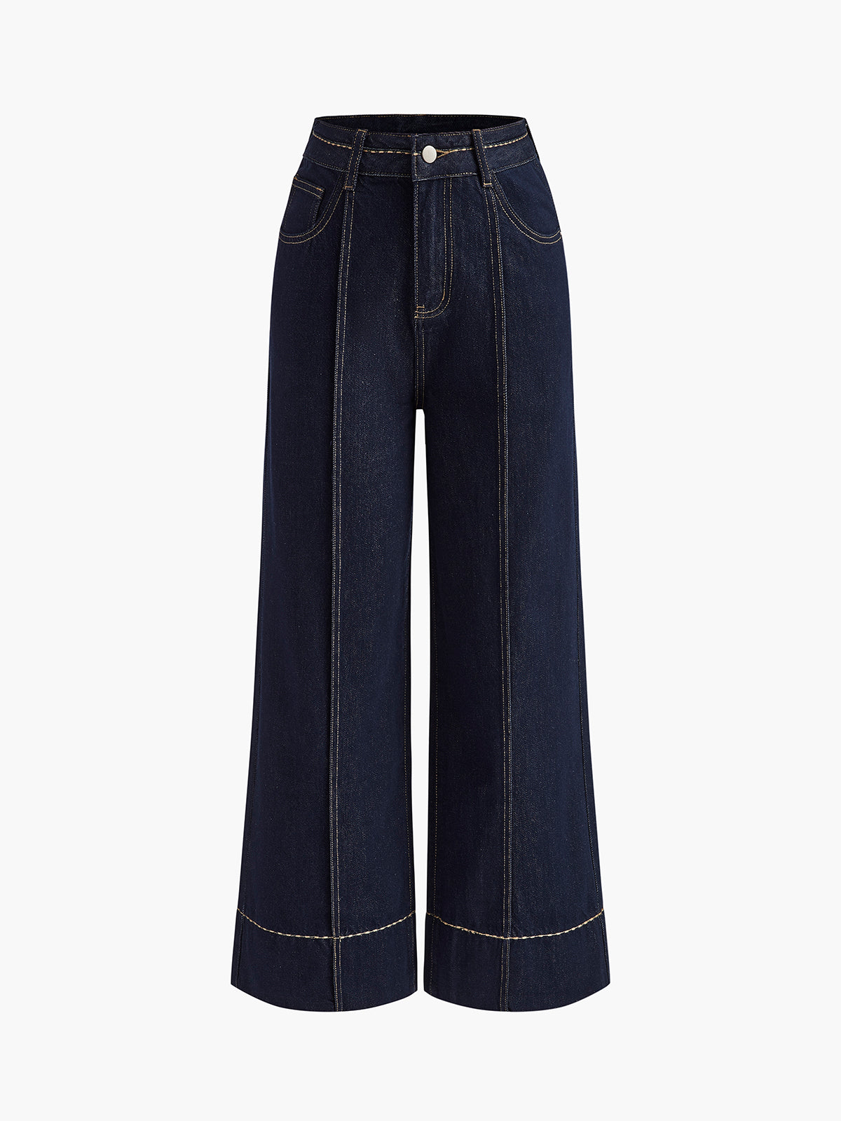 Olga | Jeans Pierna Ancha Básicos