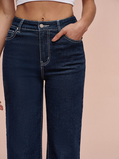 Candela | Jeans Rectos de Tiro Medio
