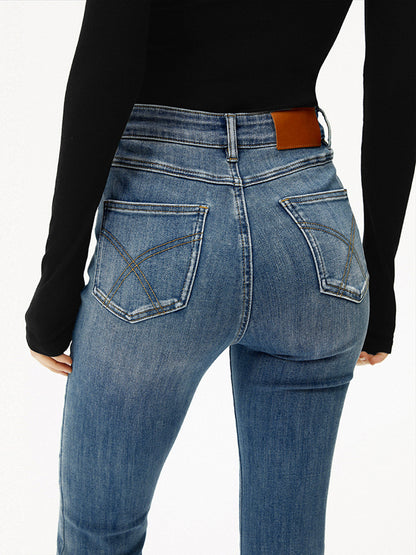 Aurora | Jeans Bootcut de Tiro Alto