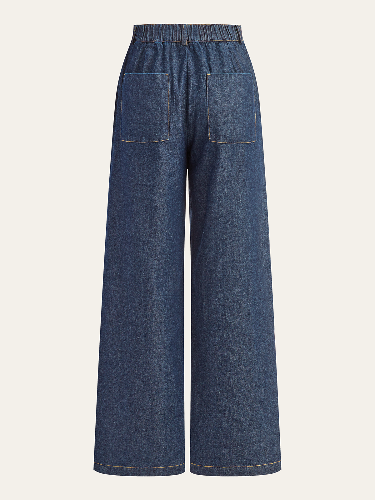 Uxía | Jeans Pierna Ancha Tiro Medio Clásicos