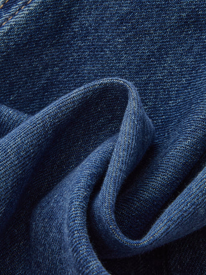 Noelia | Pantalón Denim Pierna Ancha con Cordón