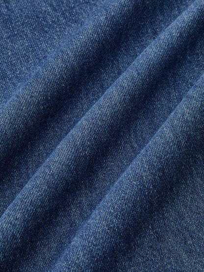 Noelia | Pantalón Denim Pierna Ancha con Cordón