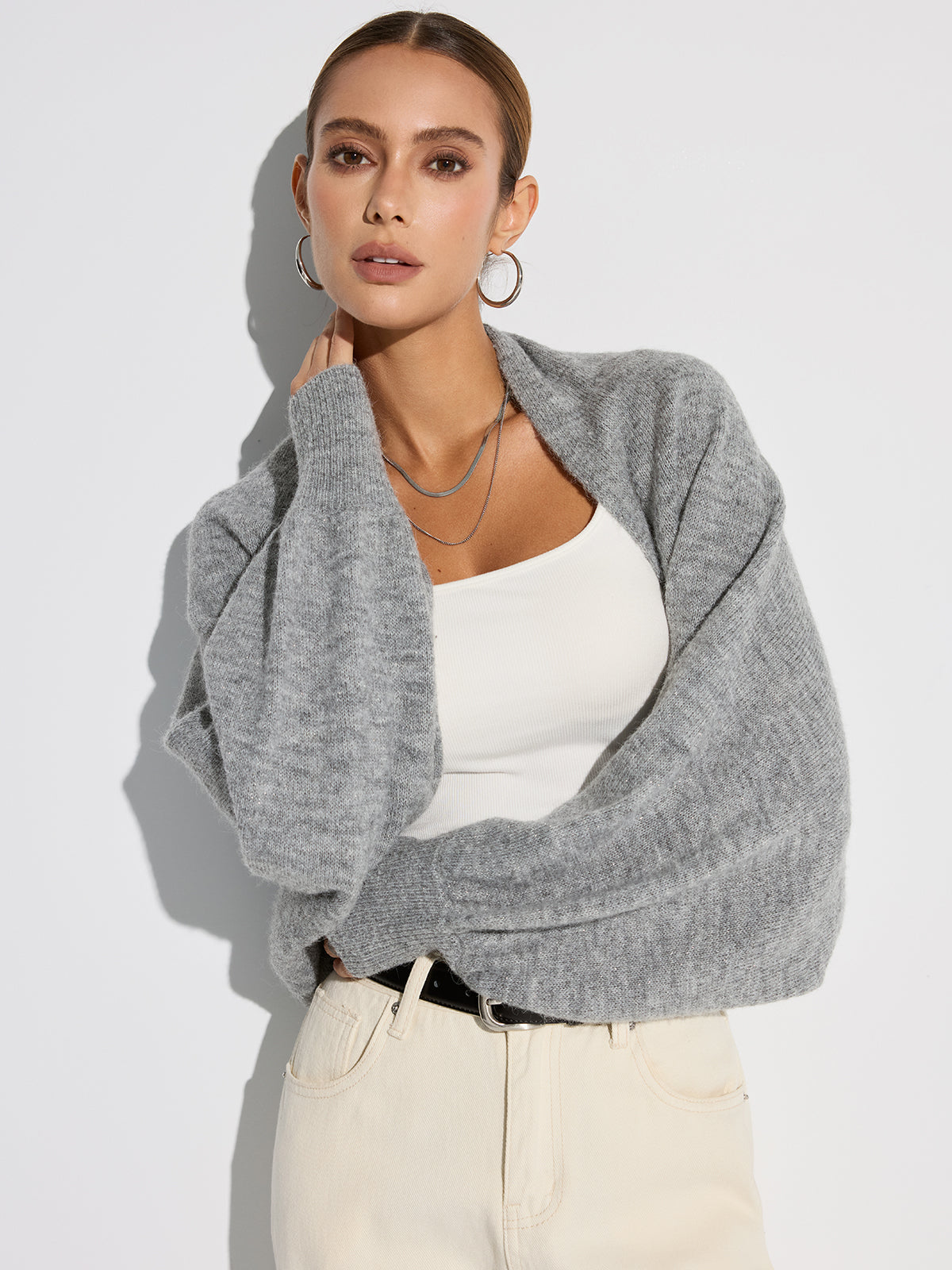 Mireia | Cárdigan Oversize con Lana y Alpaca
