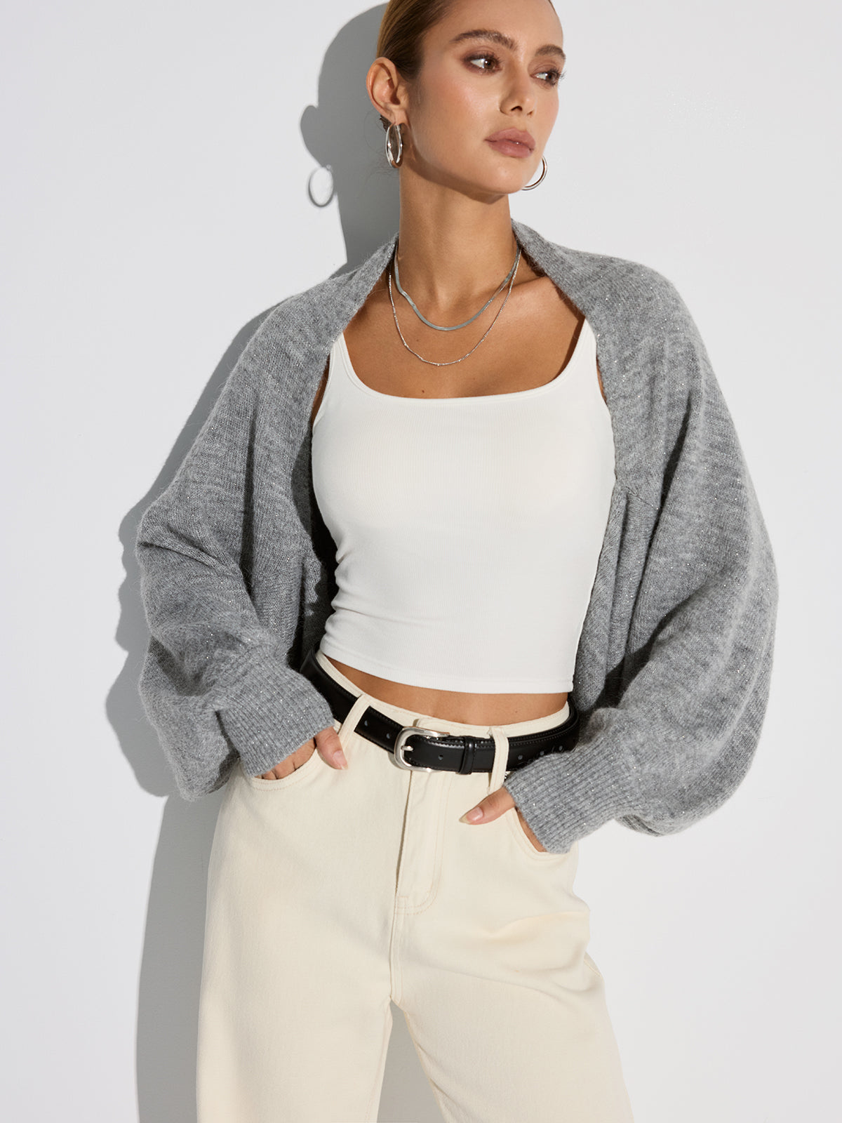 Mireia | Cárdigan Oversize con Lana y Alpaca