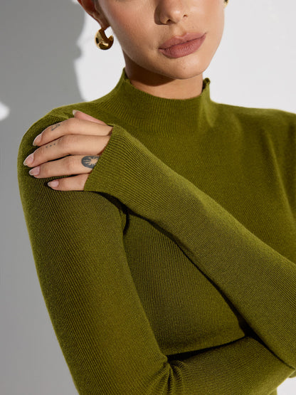 Úrsula | Jersey de Cuello Alto con Lana