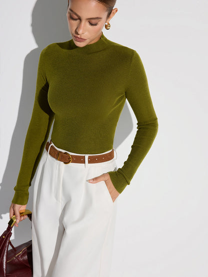 Úrsula | Jersey de Cuello Alto con Lana