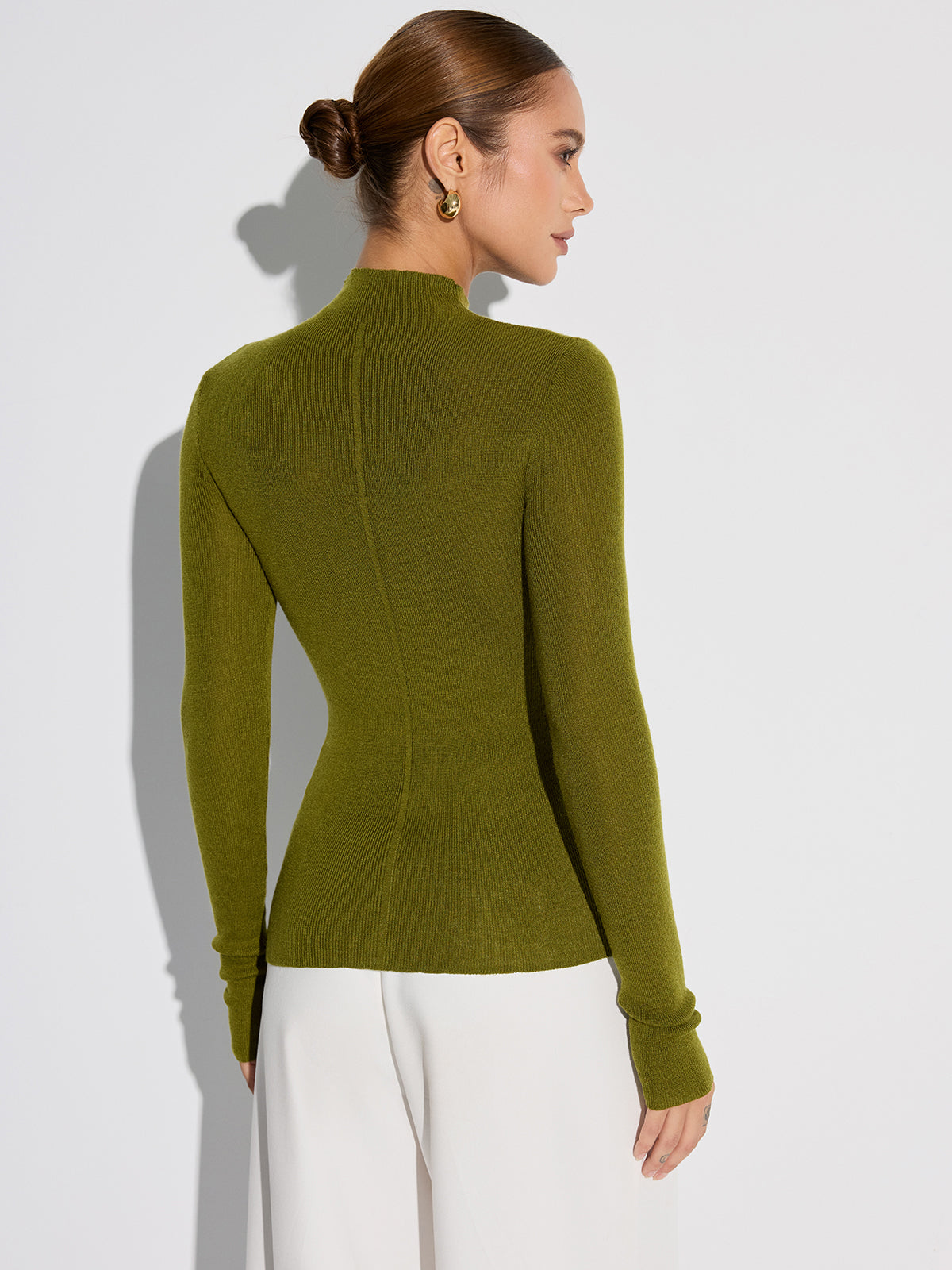 Úrsula | Jersey de Cuello Alto con Lana