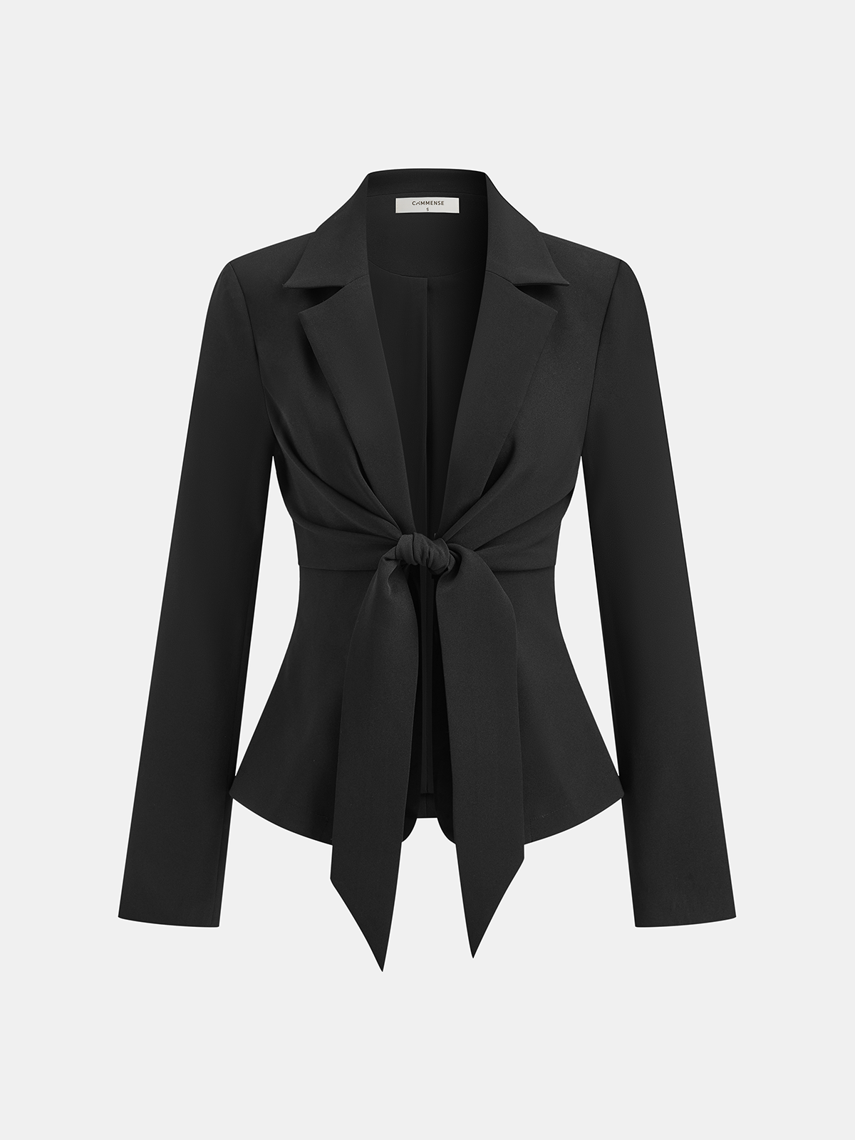 Clotilde | Blazer Entallado con Lazo Delantero