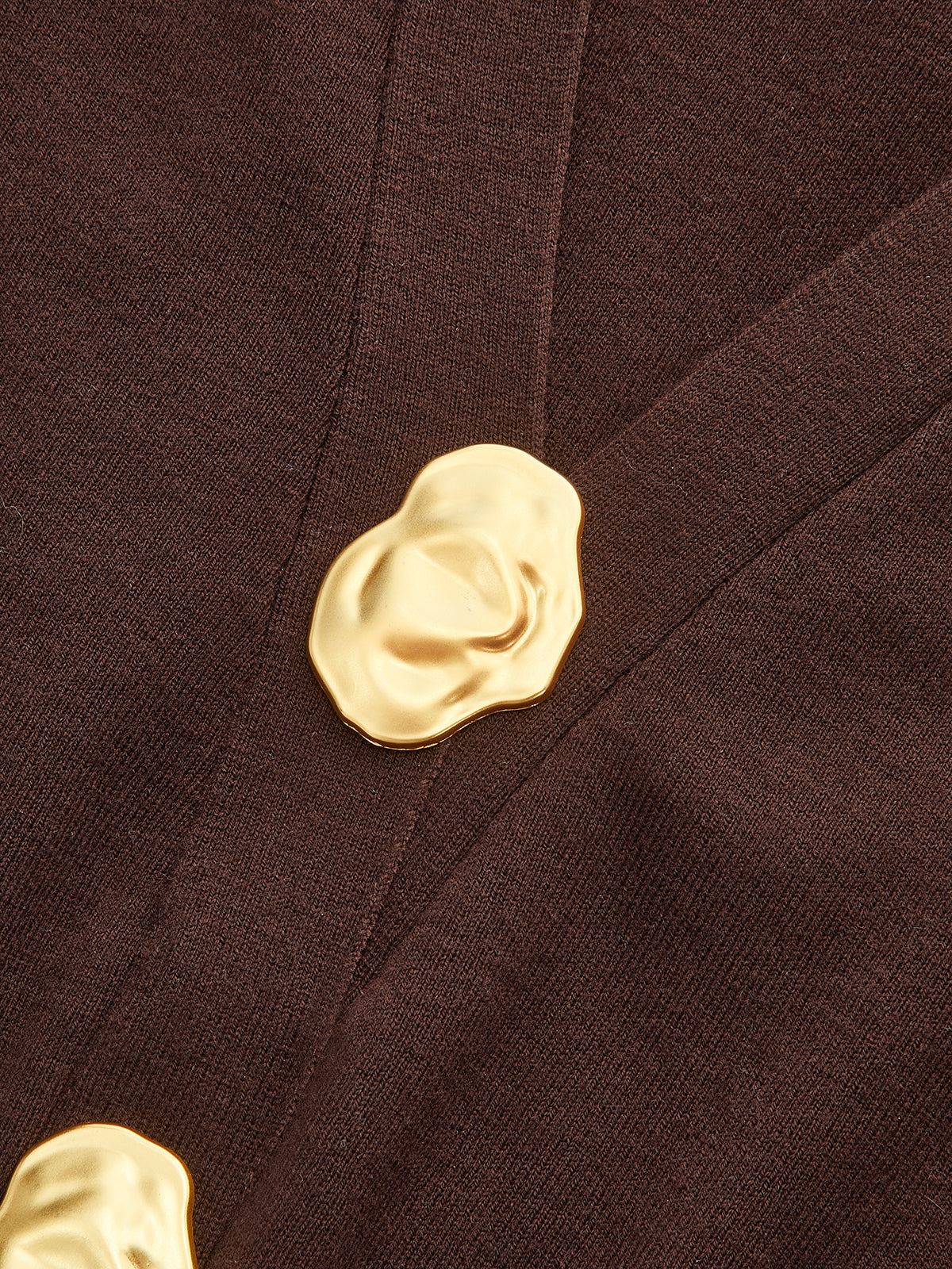 Ángeles | Jersey de Cuello en V con Detalle Metálico