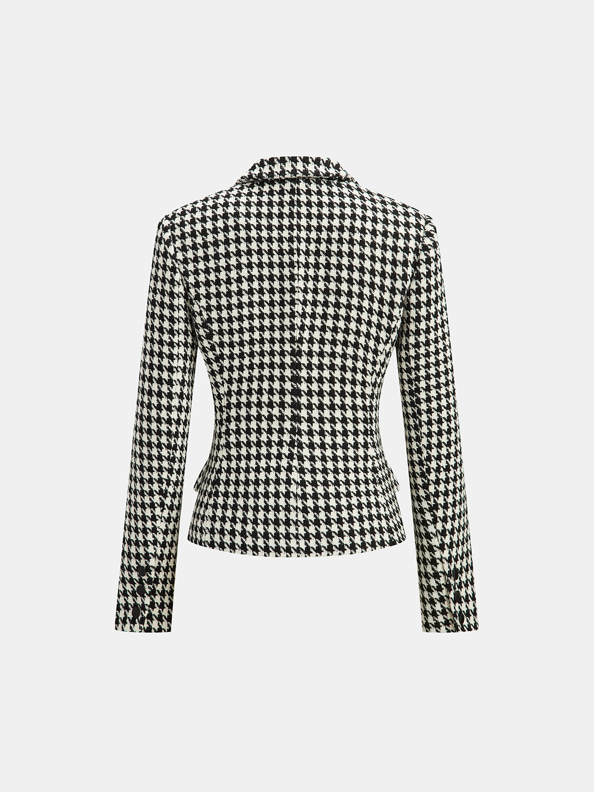 Josefina | Blazer Cruzado de Tweed Pata de Gallo