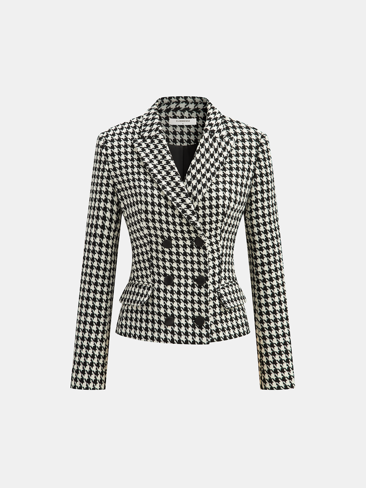 Josefina | Blazer Cruzado de Tweed Pata de Gallo