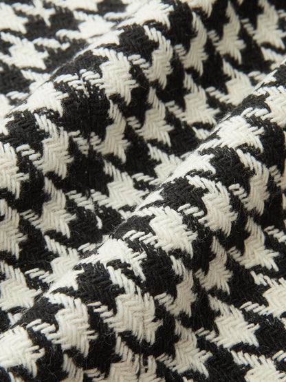 Josefina | Blazer Cruzado de Tweed Pata de Gallo