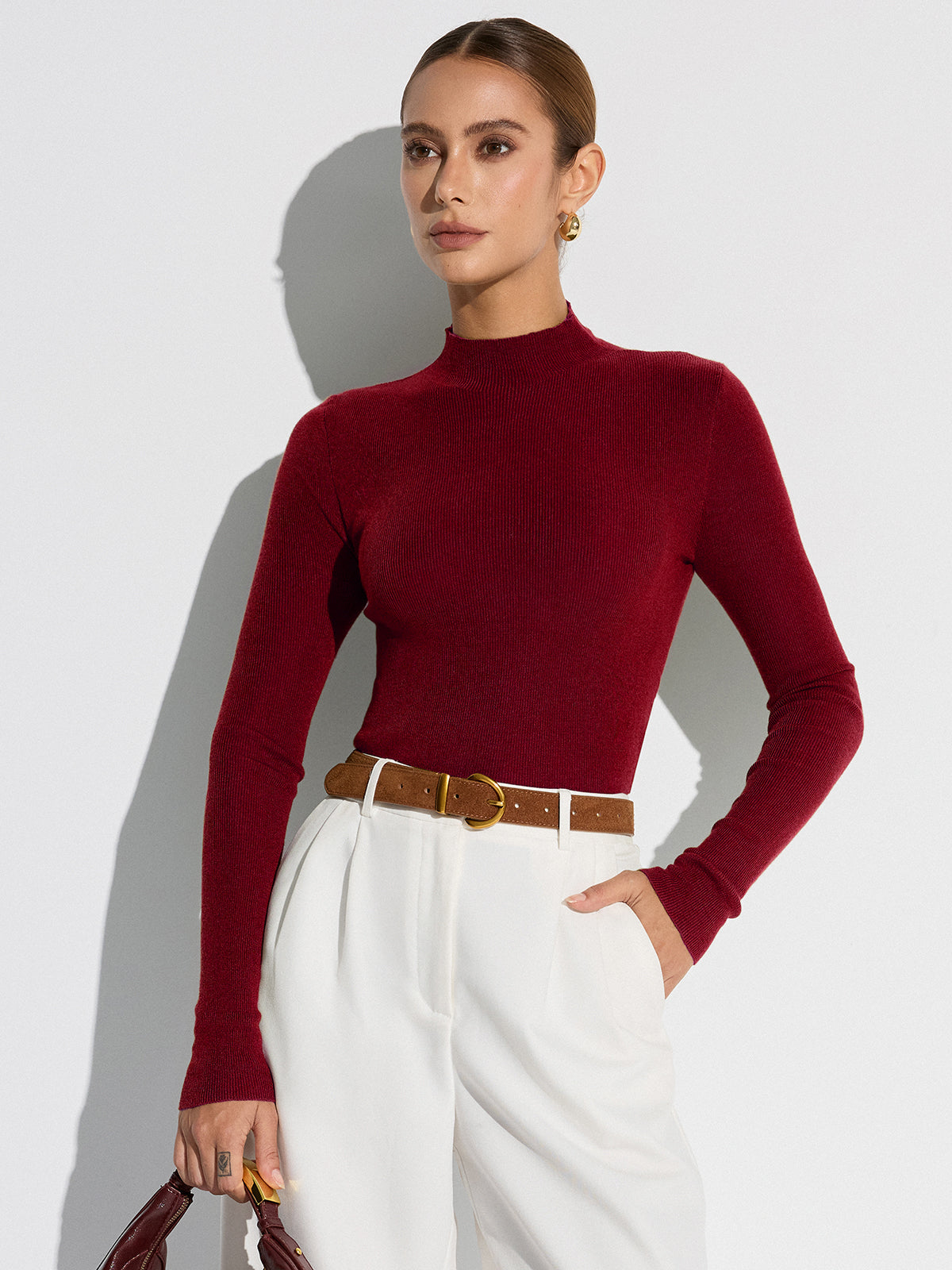 Úrsula | Jersey de Cuello Alto con Lana