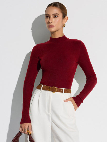 Úrsula | Jersey de Cuello Alto con Lana