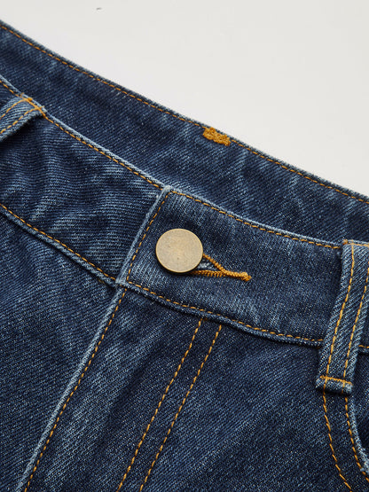 Delia | Jeans Curvos de Tiro Medio