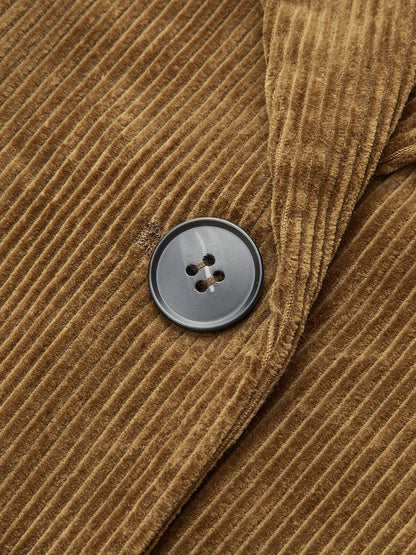 Florencia | Blazer de Pana con Hombros Marcados