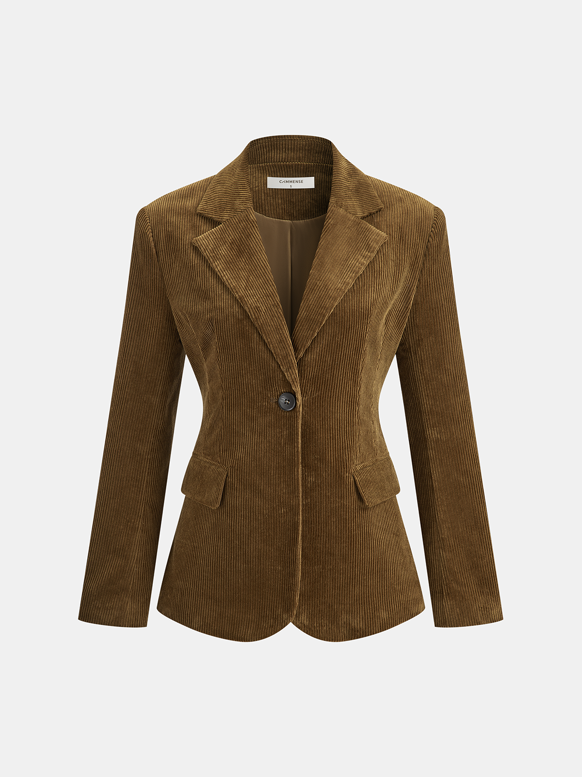 Florencia | Blazer de Pana con Hombros Marcados