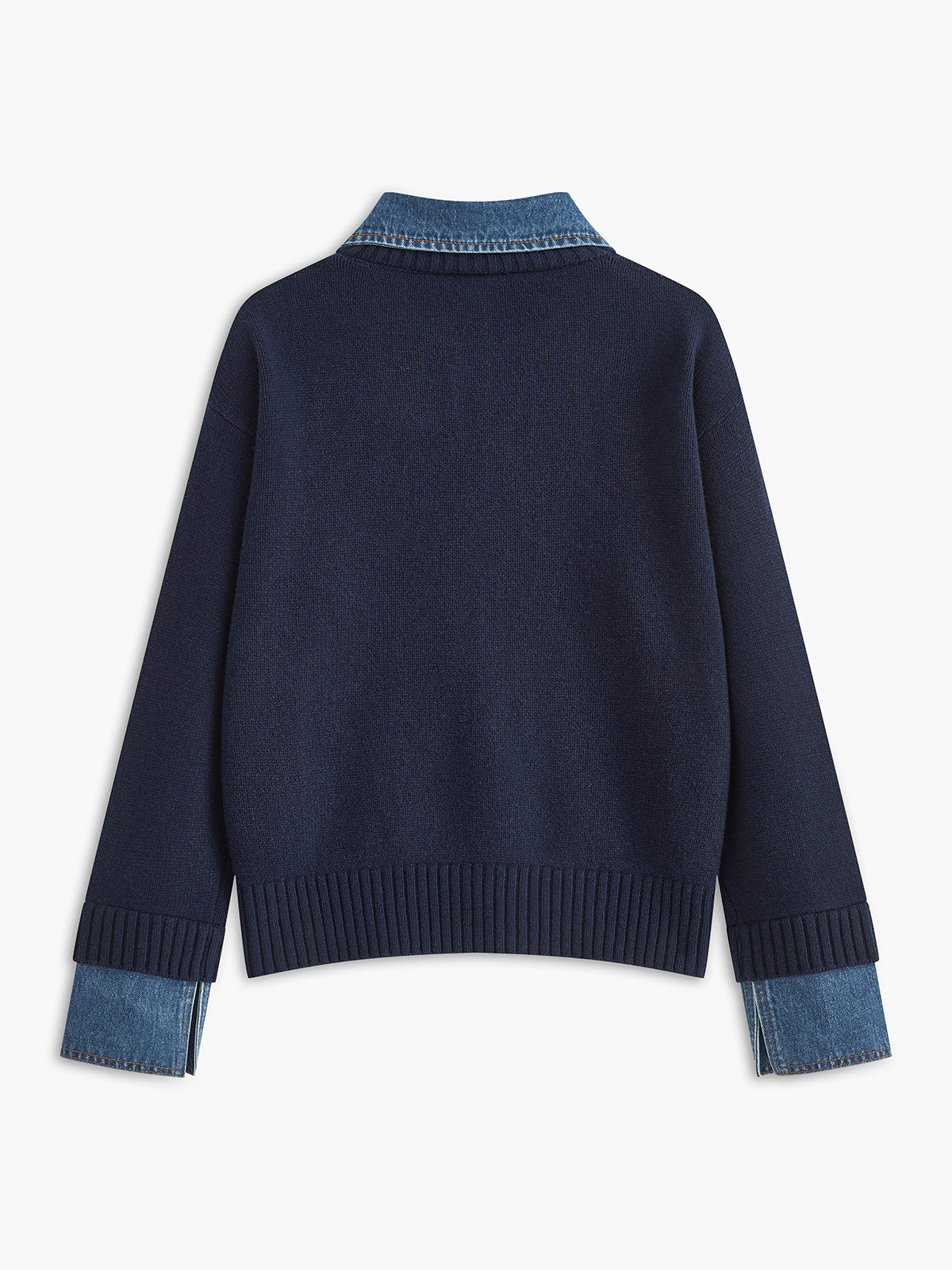 Luciana | Jersey 2 en 1 con Cuello Camisero