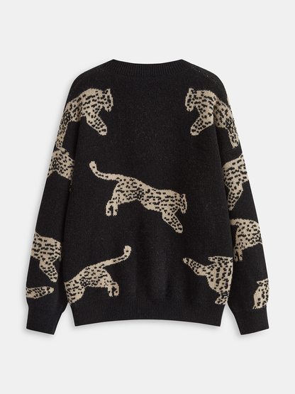 Gisela | Jersey Estampado Leopardo